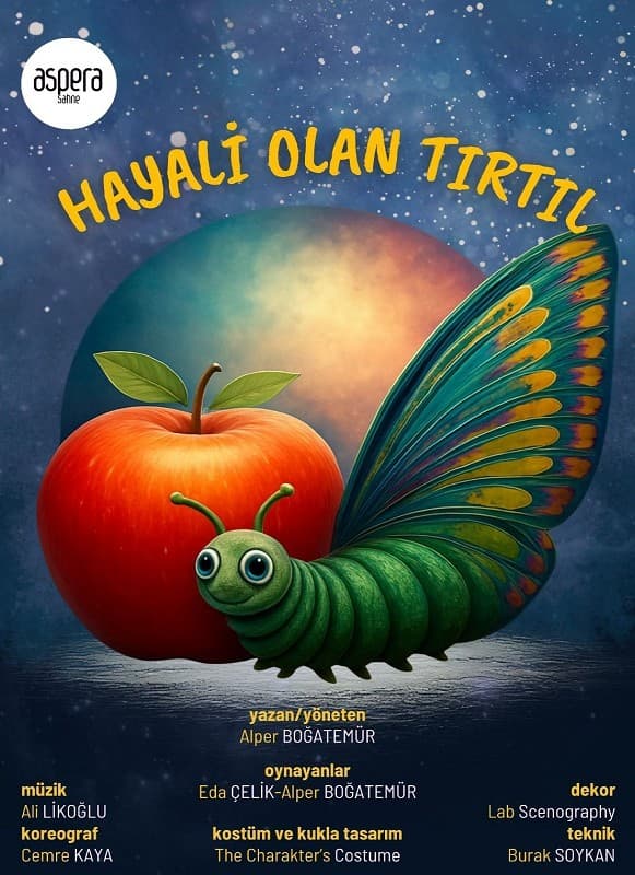 Hayali Olan Tırtıl etkinlik afişi