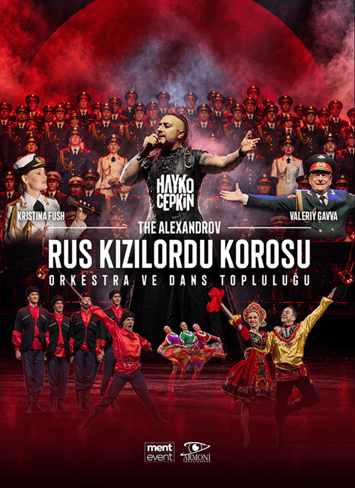 Aleksandrov Rus Kızılordu Korosu ve Dans Topluluğu ile Hayko Cepkin Konserleri etkinlik afişi