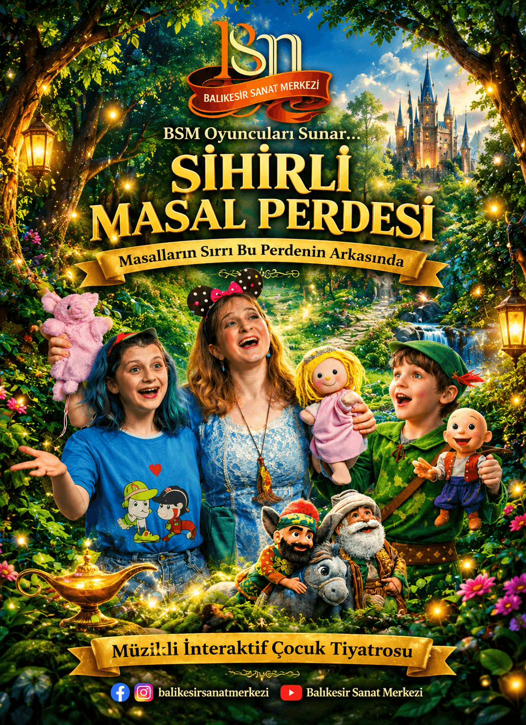 Sihirli Masal Perdesi etkinlik afişi