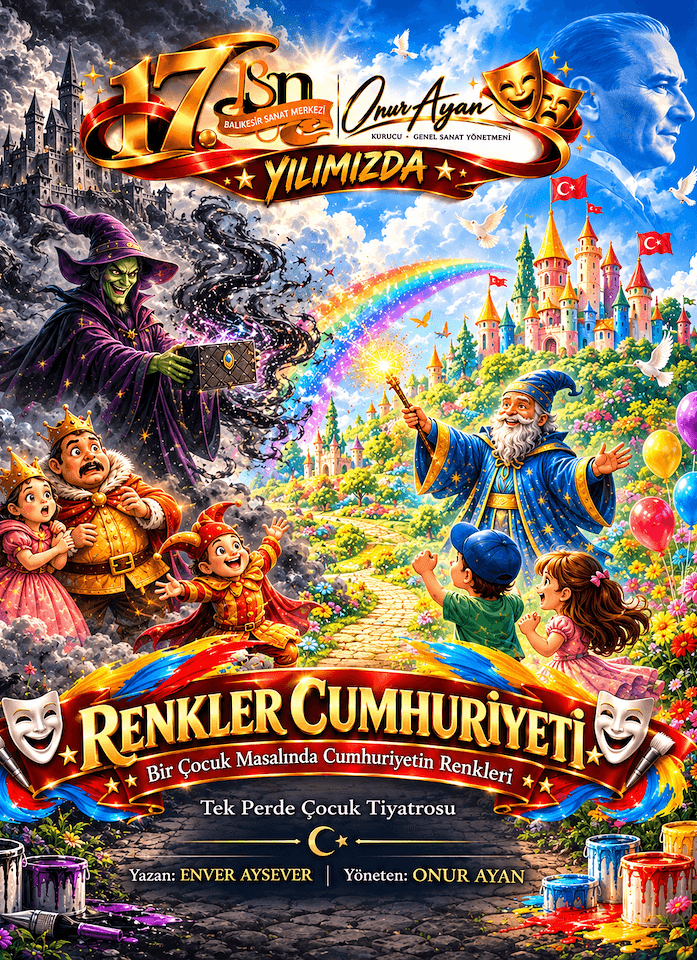 Renkler Cumhuriyeti etkinlik afişi